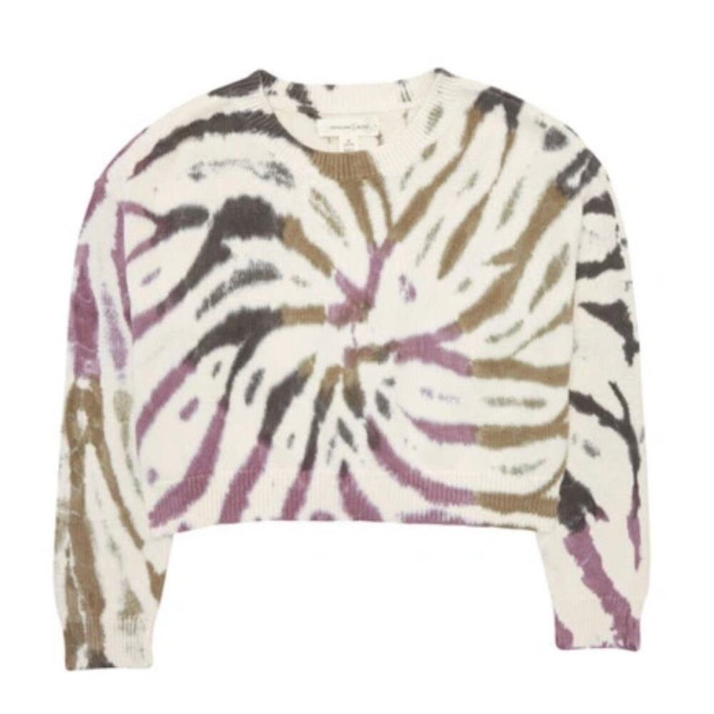 Treasure & Bond Tie Dye Jumper Ivory Dove Multi Tie Dye Girl’s Size XL (14-16)